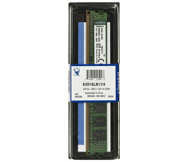 Kingston 4GB (1x4GB) 1600MHz CL11 - 175752 - zdjęcie 2